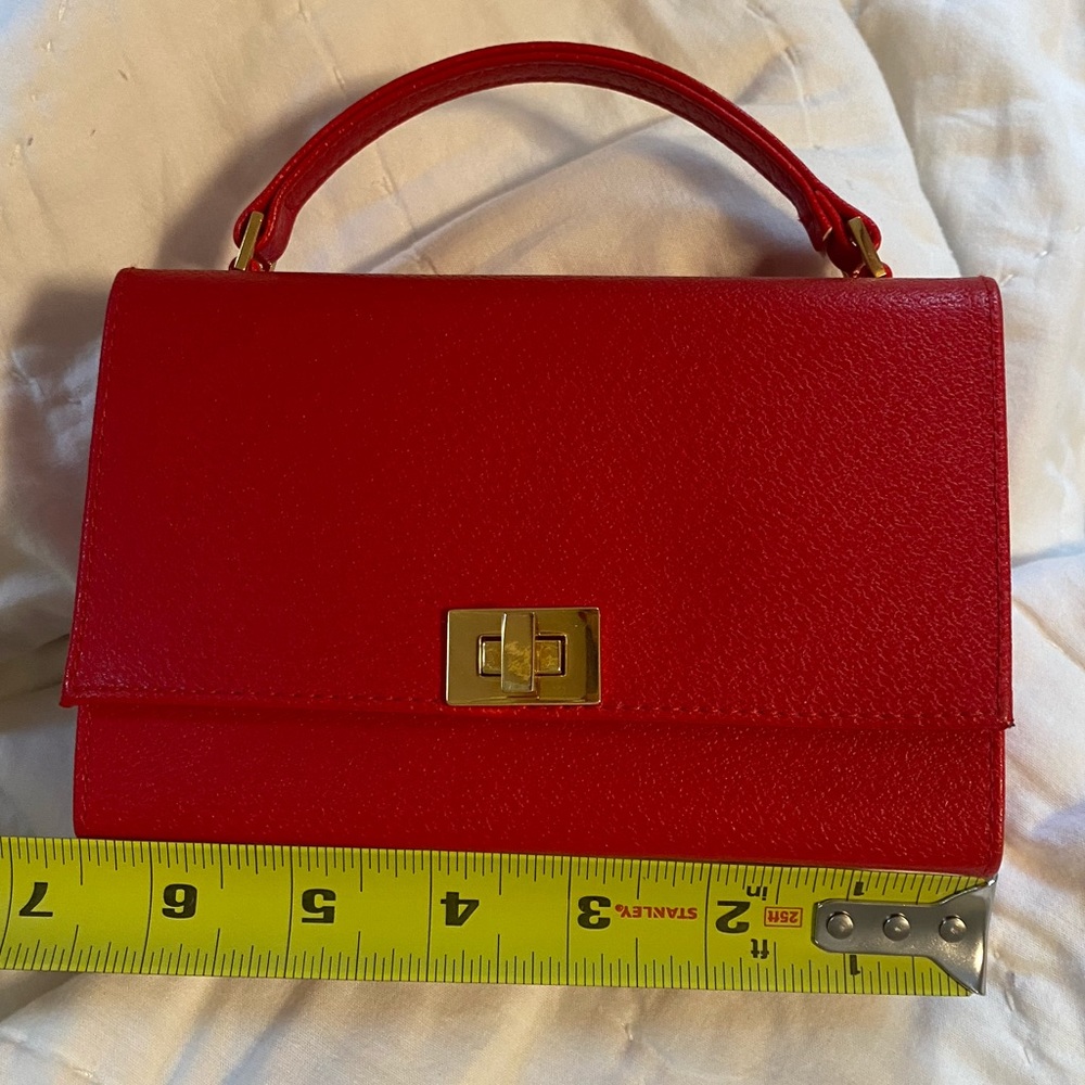 Mini Red Handbag - Picture 6 of 8